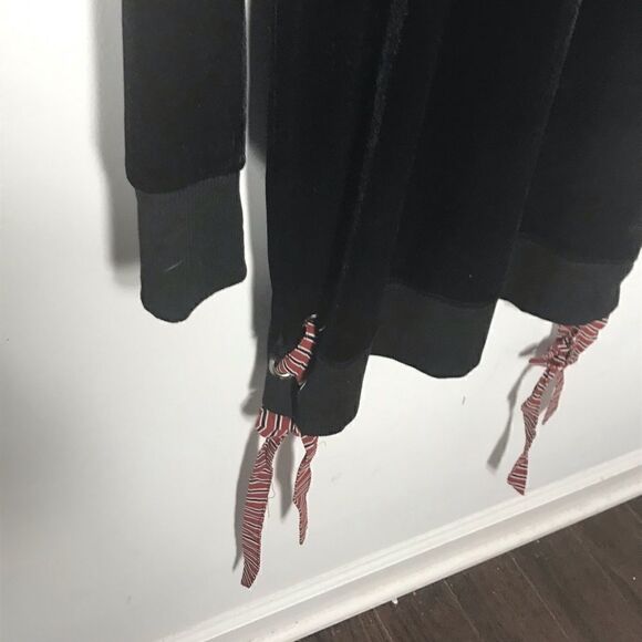 Hem & Thread Black Velvet Tunic Dress - Picture 2 of 4